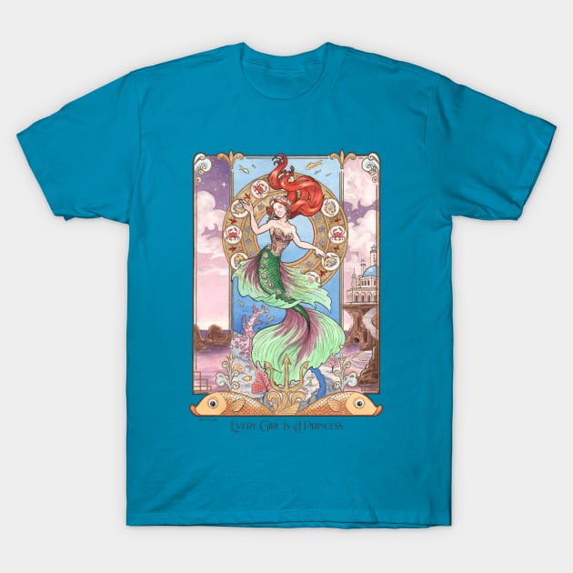 Andersen’s The Little Mermaid T-Shirt by Mili Fay Art